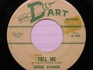Gene Evans, Dart #132, Tell Me, Big Time Ladies Man, Norman Petty Production
