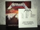 Metallica - Master of puppets ORIGINAL VINYL 80er inkl. Tour/Merchandise-Sheet