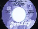 Northern Soul 45 LESLIE UGGAMS Love Is Good Foundation SONDAY VG+ HEAR