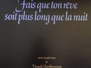 VANGELIS PAPATHANASSIOU*FAIS QUE TON RÊVE SOIT PLUS LONG QUE LA NUIT ORIG.LP GAT