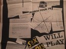 SEX PISTOLS - VINTAGE-1970's NEVER MIND THE BANS POSTER - CLASH BUZZCOCKS DAMNED