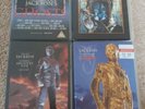 4 x MICHAEL JACKSON VHS VIDEOS GHOSTS, DANGEROUS & HISTORY 1 & 2 - RARE