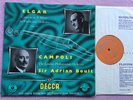 CAMPOLI & BOULT Elgar Violin ORIG Decca LXT 5014 UK-1950s LP NM-