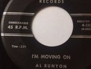RARE COUNTRY 45/ AL RUNYON 