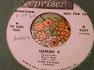 Spacey Garage Surf Instro 45 The What Four Gemini 4 / Night Surf NITZSCHE HEAR