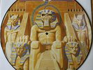 EX/EX 1984 IRON MAIDEN POWERSLAVE VINYL  LP PICTURE DISC (POWER P1 EJ 24 0200 0)