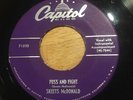 45 rpm SKEETS McDONALD Fuss and Fight / Baby Brown Eyes CAPITOL F1890 BOPPER
