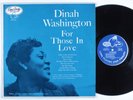 DINAH WASHINGTON For Those In Love EMARCY LP mono
