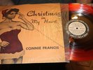 CONNIE FRANCIS RARE ASIA XMAS LP CHEESECAKE SEXY VERY RARE 1962 ORANGE VINYL