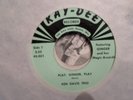 KAY-DEE 45 RECORD/KEN DAVIS TRIO/WHAT WOULD I DO WITHOUT DREAMSPLAY GINGER/EX+
