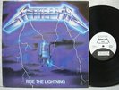 METALLICA RIDE THE LIGHTNING LYRIC BACK COVER & DIFF LABEL LP Rare
