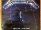 METALLICA Ride the Lightning Vinyl LP First Press 1984 Megaforce Records MRI 769