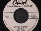 MERLE TRAVIS: Louisiana Boogie / Love Must Be Ketchin' 45 (dj) Rockabilly