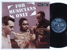 STAN GETZ/GILLESPIE/STITT For Musicians Only VERVE LP mono VG++/VG+