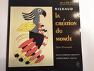 Milhaud La Creation Du Monde Provencale LDS 2625 SORIA Vinyl Record Reissue LP