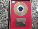 NEW ORDER world in motion,GOLDENE SCHALLPLATTE IM RAHMEN