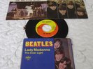 3 Beatles Vinyl 45s w/Picture Sleeves-8 Days A Week;Lady Madonna;Nowhere Man