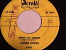 Lightnin Hopkins Sittin Down Thinkin Shine On Moon Rare Blues 45 Herald H-490