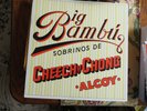 CHEECH AND CHONG - BIG BAMBU SOUNDTRACK LP   W/ BIG ROLLING PAPER - NM