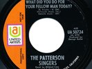 PATTERSON SINGERS What Did You Do /Mr Soft Touch UA Crossover Soul 45 Sweet HEAR