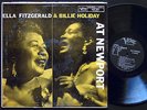 ELLA FITZGERALD & BILLIE HOLIDAY At Newport LP VERVE MG V-8234 US 1958 DG MONO