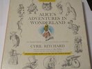 Alice's Adventures in Wonderland Box Set 4LPs & HC Book Cyril Ritchard Riverside