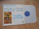RAVEL / Yvonne LEFEBURE piano LP FY 018 STEREO NMINT