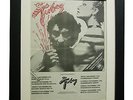 THE TUBES+White Punks+TOUR+POSTER+AD+RARE+ORIGINAL+1977+FRAMED+FAST GLOBAL SHIP