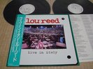 Lou Reed / Live In Italy, Japan 2LPs, Promo White Label, Low Sale