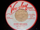 The SPANIELS Promo 45, Baby, It's You / Heart and Soul, Vee-Jay 301, Doo Wop