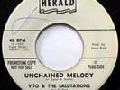 VITO & SALUTATIONS 45 Unchained Melody/Hey, Hey, Baby HERALD r&b NM promo ws453