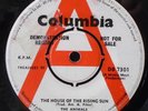 The Animals The House Of The Rising Sun  7” Demo Vinyl Columbia