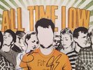 ALL TIME LOW SIGNED AUTOGRAPH PUT UP OR SHUT UP VINYL RECORD JACK ZACK RIAN