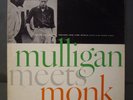 1950's JAZZ Lp Mulligan Meets Monk Riverside 247 Mono