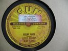 LITTLE JUNIOR'S BLUE FLAMES FEELIN' GOOD KILLER 2 SIDED BLUES 78 ON SUN 187