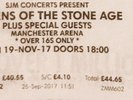 Queens Of The Stone Age Tickets x 2 - 19 November - Manchester STANDING