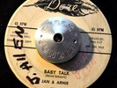 DOO WOP 45 - JAN & ARNIE - BABY TALK /JEANETTE WHITE LABEL PROMO Dore Hear