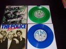 the police, x 2. roxanne and message in a bottle.COLOURED VINYLS.