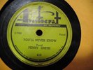 PENNY SMITH YOU'LL NEVER KNOW JAZZ 78 ON ARISTOCRAT 410