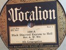 REV A. W. NIX VOCALION 1098 BLUES 78 RPM E-/V+