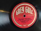 RUDOLPH VALENTINO Arthur Fields GREY GULL 1920's Victrola 78 rpm record F Herold
