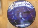 METALLICA RIDE THE LIGHTNING VINYL PICTURE DISC LP 1986 MFN 27 P. MINT .
