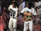 andrew ridgeley george michael WHAM on stage 1980's signed 12x8 photo PROOF