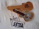 BEATLES  Apple-approved wrist-watch in wooden custom guitar case, Sgt Pepper