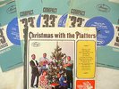 CHRISTMAS WITH THE PLATTERS rare x5 singles @ 33 rpm see inside