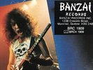 BANZAI Vinyl 1984 METALLICA Ride the Lightning MEGAFORCE RECORDS Album LP 80s OG