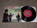 THE KINKS = A WELL RESPECTED MAN RARE ORIGINAL 4 TRACK FRENCH 7inch E.P.  EX+