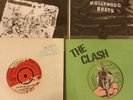 Hollywood brats , Ramones , the clash, slaughter and the dogs.  Rare punk vinyl