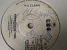 The Clash Signed Single B Side Label 