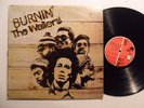 THE WAILERS Burnin TUFF GONG JA Press Red LP Roots Reggae HEAR A65